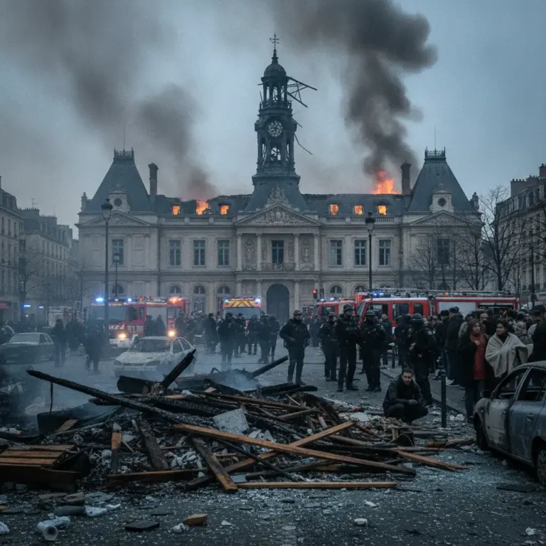A Republic in Fragments: Fire and Fiscal Fear Grip France