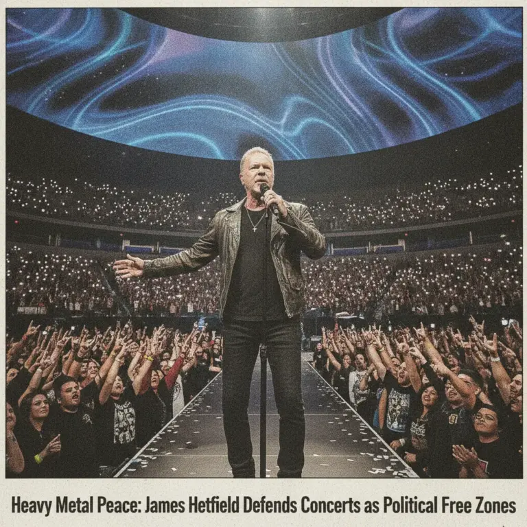 Heavy Metal Peace: James Hetfield Defends Concerts as Political Free Zones
