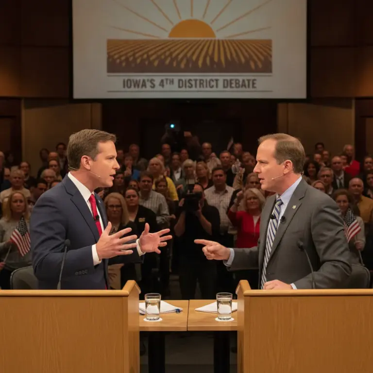 Battle for Iowa’s 4th District Heats Up With Head-to-Head Debate